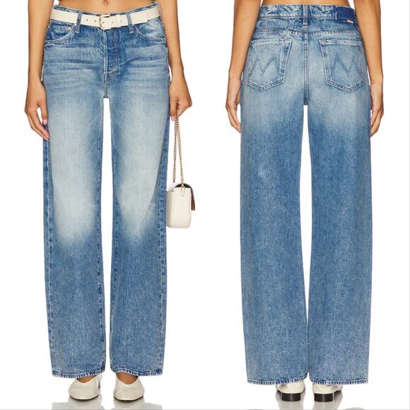 Mother Superior Lil Dodger Button Sneak Jeans - Picture 1 of 8